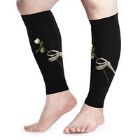 Calf Leg Compression Sleeve for Men Late Propose Pregnancy Recovery Arm Ice Cover Black