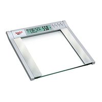 Starfrit Balance Body Fat Scale with Glass Top, Silver, 17 Inches