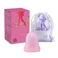 LWWOZL Menstrual Cup | Reusable Period Cups | Tampons and Pad Substitutes | Regular and Heavy Flow Multi Size Optional (Color : Pink, Size : L)