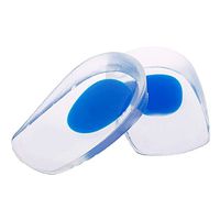 Silicone Heel Cups Insole Gel Pad Inserts Gel Cushion Cups