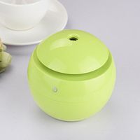 Tloowy Mini LED Aroma Essential Oil Diffuser USB Ultrasonic Air Humidifier Purifier Atomizer for Office Home Bedroom Living Room Study Yoga Spa (Green)