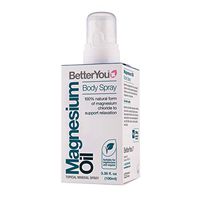 BetterYou Magnesium Body Spray | Pure, Clean and Natural Source Magnesium Chloride | Magnesium Spray | Vegan & Palm-Oil Free | One Bottle: 3.4 fl oz (600 sprays)