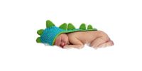 Matissa Newborn Baby Girl/Boy Crochet Knit Costume Photo Photography Prop Hats Outfits (Blue Dinosaur)