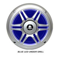 Marine LED Speaker (6.5" od/) Silver Finish