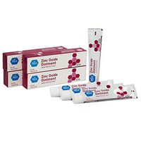 Medpride Zinc Oxide Ointment| 1 Oz Tube| First Aid Home Essentials- for Diaper Rash, Perioral Dermatitis, Eczema, Minor Burns, Chapped/Dry Skin, Minor Cuts, Warts & More (4)