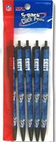 NFL Official Licensed Click Pens 5 pack Black Ink Detroit Lions