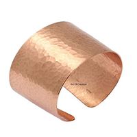 Art of Craetion Handmade Pure Copper Hammered Bracelets | Healing Therapy India Pattern | Women's Men's Spiritual Yoga Jewelry