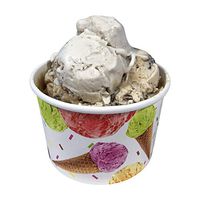 Party Ice Cream Paper Cups (12 Ounce) - Printed Disposable Serving Bowls for Frozen Desserts, Sundae, Yogurt, Sweet Treats BPA-Free, Leak-Proof, Durable Container | 50 Pack, By - Aedmarketplace