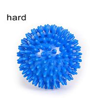 Massage Ball Muscle Relaxation Fitness Ball Plantar Fascia Thorn Ball Two Pieces of Soft and Hard Two Degrees, 9cm Green