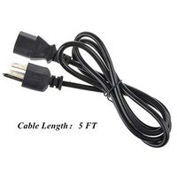 SLLEA AC in Power Cord Outlet Socket Cable Plug for Gemini ES-15P ES15P 15 Active/Powered DJ Club Monitor PA Speaker