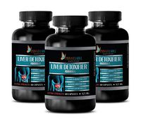 Liver Kidney Detox - Liver DETOXIFIER Formula - Extra Strength - Artichoke Capsules Weight Loss - 3 Bottles 180 Capsules