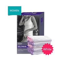 Women's Disposable Boxer Briefs 100% Cotton Incontinence Underwear for Travel, Business, Comfortable and Healthy, 5 Count (M（25-26 inch Waist）, White（Women）)