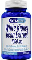 White Kidney Bean 1000mg – 180 Capsules – White Kidney Bean Supplement – Helps to Support Carbohydrate and Starch Blocking for Healthy Weigh