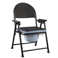 WDDMFR Toilet Chair Bedside Commodes Chair Lift Bath Chair Mobile Bathroom Stool Toilet Seat Patient Care Folding Chair