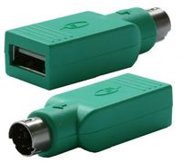 2 Units Lot Sale! 2 Units of USB Female to PS/2 PS2 Male Converter Adapter