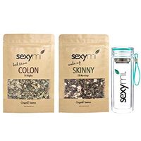 The Ultimate Sexy Teatox Bundle w/Blue Glass Tumbler