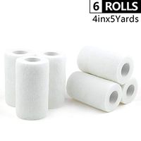 AUPCON Cohesive Bandages Self Adhesive Bandage Vet Wrap Bulk Self Adherent Wrap Non-Woven for Pets Animals & Ankle Sprains & Swelling Supply, FDA Approved 4 Inches x 5 Yards