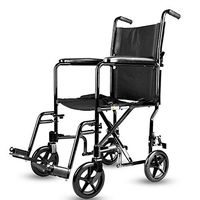 Elderly Manual Wheelchair, Lightweight Folding Aluminum Alloy Portable Wheelchair, Elderly Disabled Hand Push Scooter