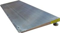 PVI ELEV8 Adjustable Leg Aluminum Threshold Ramp, 12" x 36", 800 lb Capacity