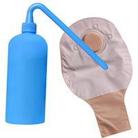 LUCKYYAN 2PCS Colostomy Bag Cleaning Tool,Stoma Bags Plastic Cleaning Bottle for All Ostomy Bags for Permanent Use,350ML