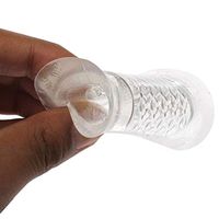 Fasional 1 Pair Transparent Heel Insoles Shoes Massage Cushion Silicone Gel Inserts Pads