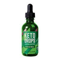 360 Nutrition Keto Sweetener - Keto Drops Sugar Free Stevia & Monk Fruit 400 Drops - Liquid Stevia Extract Syrup for Coffee, Keto Food, Low Carb Baking (Original)