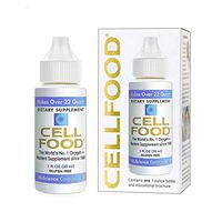 Cellfood Liquid Concentrate, 1 oz. - Original Oxygenating Immune Support Formula - Seaweed Sourced Minerals, Enzymes, Amino Acids, Electrolytes - Gluten Free, Non-GMO, Certified Kosher