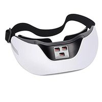 Eye Massager LPY Electric Air Pressure Head Massage Bluetooth Three Modes Stress Relief for Eye Bags Dark Heating Compression Circles Mask Music Sleeping, A