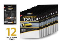 Microfiber Towel Shammy Microfiber Cleaning Cloth, Size 37cm x 57cm, Great for Washing and Detailing Automobiles Kitchen