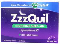 Zzzquil Nighttime Sleep Aid Liquidcaps 48-Count (Pack of 4)