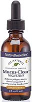 Native Remedies Mucus-Clear Nighttime - Temporarily Relieves Mucus Congestion, Supports Easy Breathing and Peaceful Sleep - 59 mL