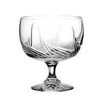 CRISTALICA Ice Cream Sundae Dishes, ice Cream Sundae Glasses, ice Cream Cup Flame 300 ml, Transparent, Modern Style, Glass Kingdom Powered