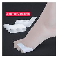 2 Pcs Small Toe Corrector - Hallux Valgus Silicone Toes Bunion Pads Toe Straighteners