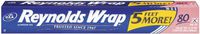 Reynolds Wrap Aluminum Foil, 80 Square Feet  (Pack of 5)