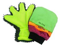 Car Wash Mitt - Car Wash Gloves Premium Chenille Microfiber Wash Mitt - Lint Free - Scratch Free
