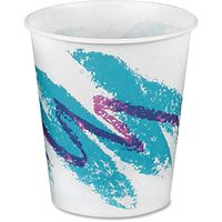 Solo� Cup Company Jazz Waxed Paper Cold Cups, 9 oz, Tide Design