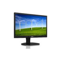 Philips 220B4LPCB Brilliance B-line - LED monitor - 22 inch - 1680 x 1050 - 250 cd/m2 - 1000:1 - 20000000:1 (dynamic) - 5 ms - DVI-D, VGA - speakers - textured black with black stand