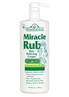 Miracle Rub Pain Relieving Cream 32 ounce bottle with pump with 42% UltraAloe