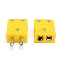 GGGarden Standard K-Type Connector Set Pair Male & Female F. Thermocouple Extension Wire