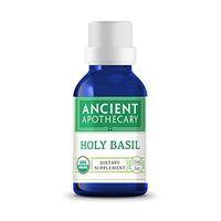 Holy Basil Organic Essential Oil from Ancient Apothecary, 15 mL - 100% Pure and Therapeutic Grade