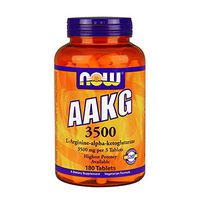 NOW Sports Nutrition, AAKG (Arginine Alpha-Ketoglutarate) 3500 mg, Amino Acid, 180 Tablets