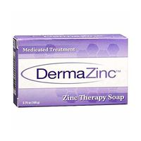 DermaZinc Zinc Therapy Soap Medicated Treatment 4.25 Ounce (120 grams) Per Bar - 5 Bars
