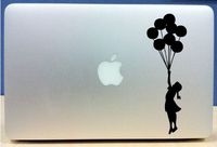 Banksy - Girl with Balloons - Vinyl MacBook/Laptop Decal Sticker Graphic
