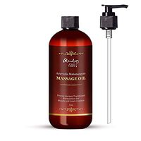 Glamology Proven Ayurvedic Mahanarayan Therapeutic Moisturizing Body Massage Oil - Herbs with Coconut Oil, Sesame Oil, Turmeric & Ginger for Sore Muscles & Stiffness