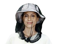 CROC N FROG Mosquito Net Mesh, Finest Holes, Mosquito Netting, Bug Face Shield, Premium Soft Durable Fly Screen, Protection for Any Outdoor Lover, Carry Bag, Safe for Skin