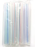 Acc U Rate 172 Pcs. Clear With Stripe Boba Straws