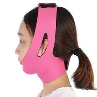 Jadeshay Face Slimming Belt - Women's Face Slim Bandage Thin Chin V-line Shape Tool,Anti Wrinkle Belt, 1Pc (Color : Pink)