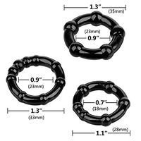 MenSilicone Flexible Clock Rings Toy ZV9