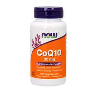 CoQ10 Vegetarian, 30 mg, 120 Vcaps by Now Foods (Pack of 3)
