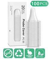 100 Counts Ear Thermometers Disposable Probe Covers/Refill Caps/Lens Filters for All Braun ThermoScan Models and Other Types of Digital Thermometers Disposable Covers